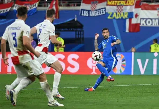 Italy salvage late equalizer against Croatia to secure spot in Euro 2024 Round of 16