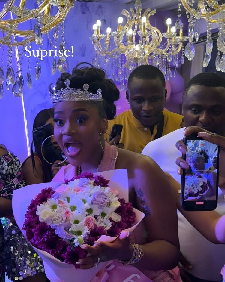 How Davido tricked me into surprise bridal shower - Chioma