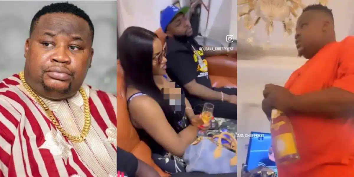 Cubana Chief Priest makes toast to Davido and Chioma ahead of their wedding