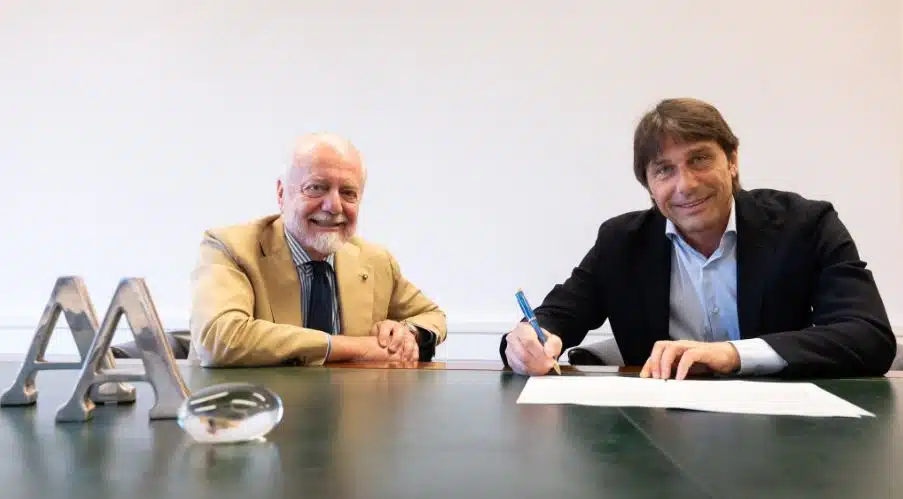 Official: Antonio Conte signs three-year contract as new Napoli coach