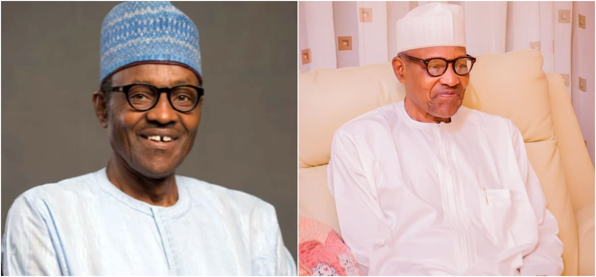 New photo of former President Buhari causes serious buzz online