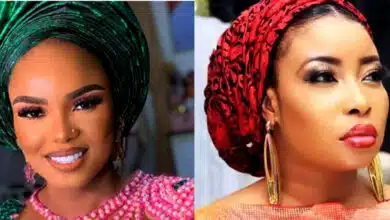 Popular Nigerian actresses Lizzy Anjorin and Iyabo Ojo have reconciled after a long rift between them. 