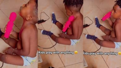 Netiznes drag "careless" mother who shared a video of son playing with her adult toy
