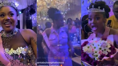Davido's wife, Chioma burns dance floor at her surprise bridal shower