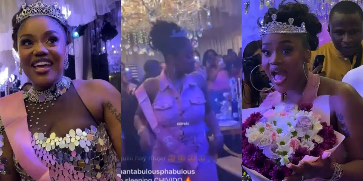 Davido's wife, Chioma burns dance floor at her surprise bridal shower