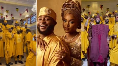CHIVIDO24: Davido and groomsmen graces social media with their look