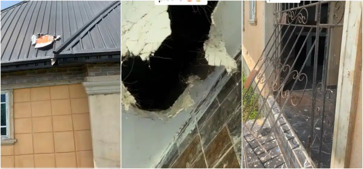 Video of house burgled in Benin without mercy goes viral; everything inside stolen