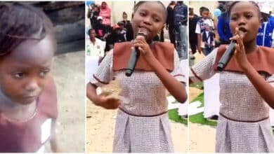 New video of little girl, Sucess who went viral years ago for saying 'dem go flog, flog, flog, dem go tire' causes serious buzz online
