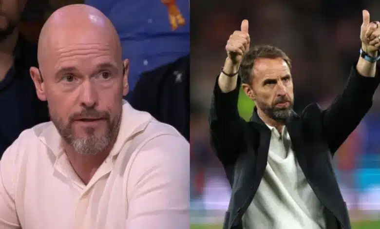 Euro 2024: Ten Hag criticizes Gareth Southgate's tactics in England's clash against Serbia