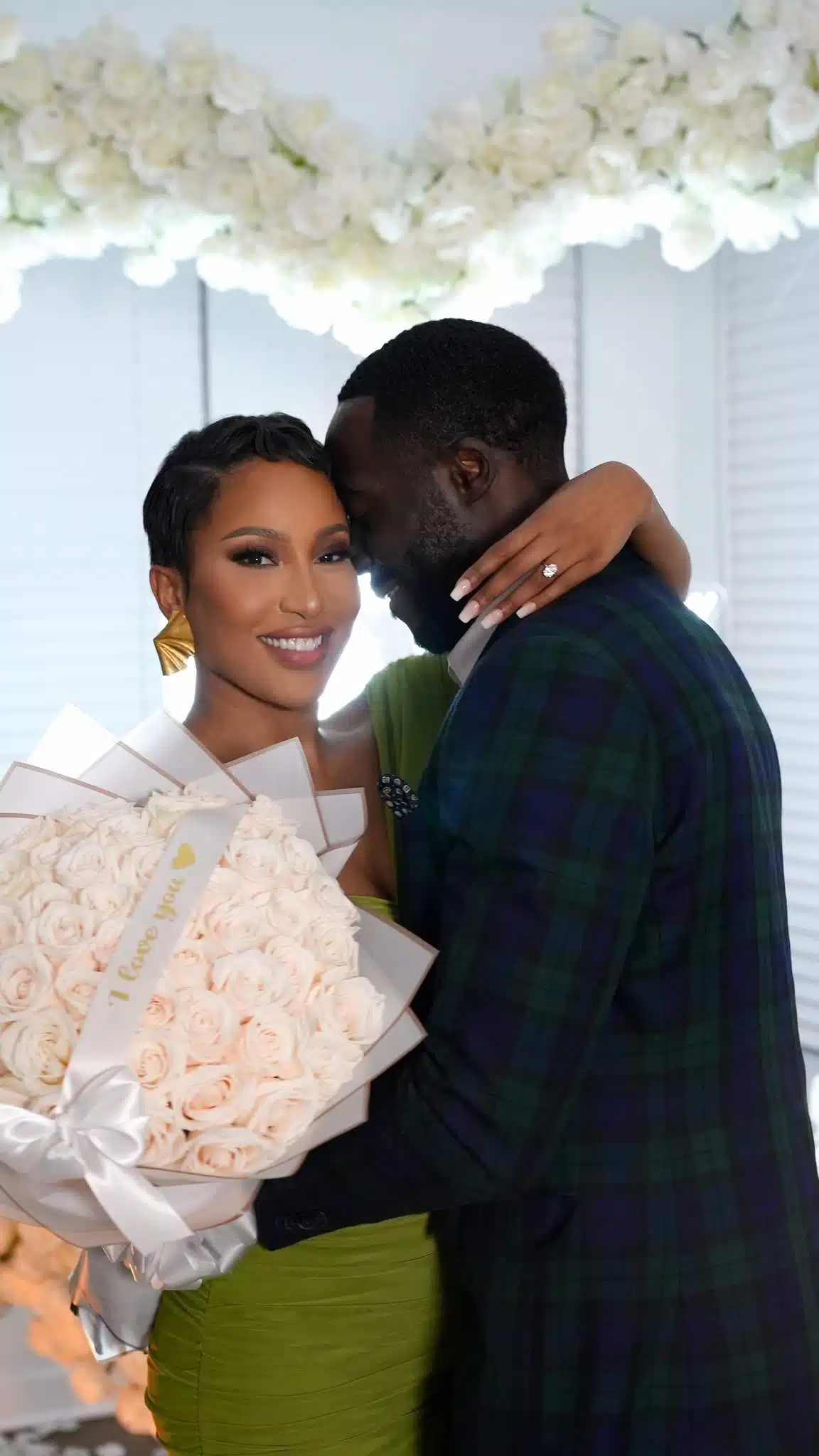 Wedding bell tolls as Taye 9ja proposes to Toni Tone 