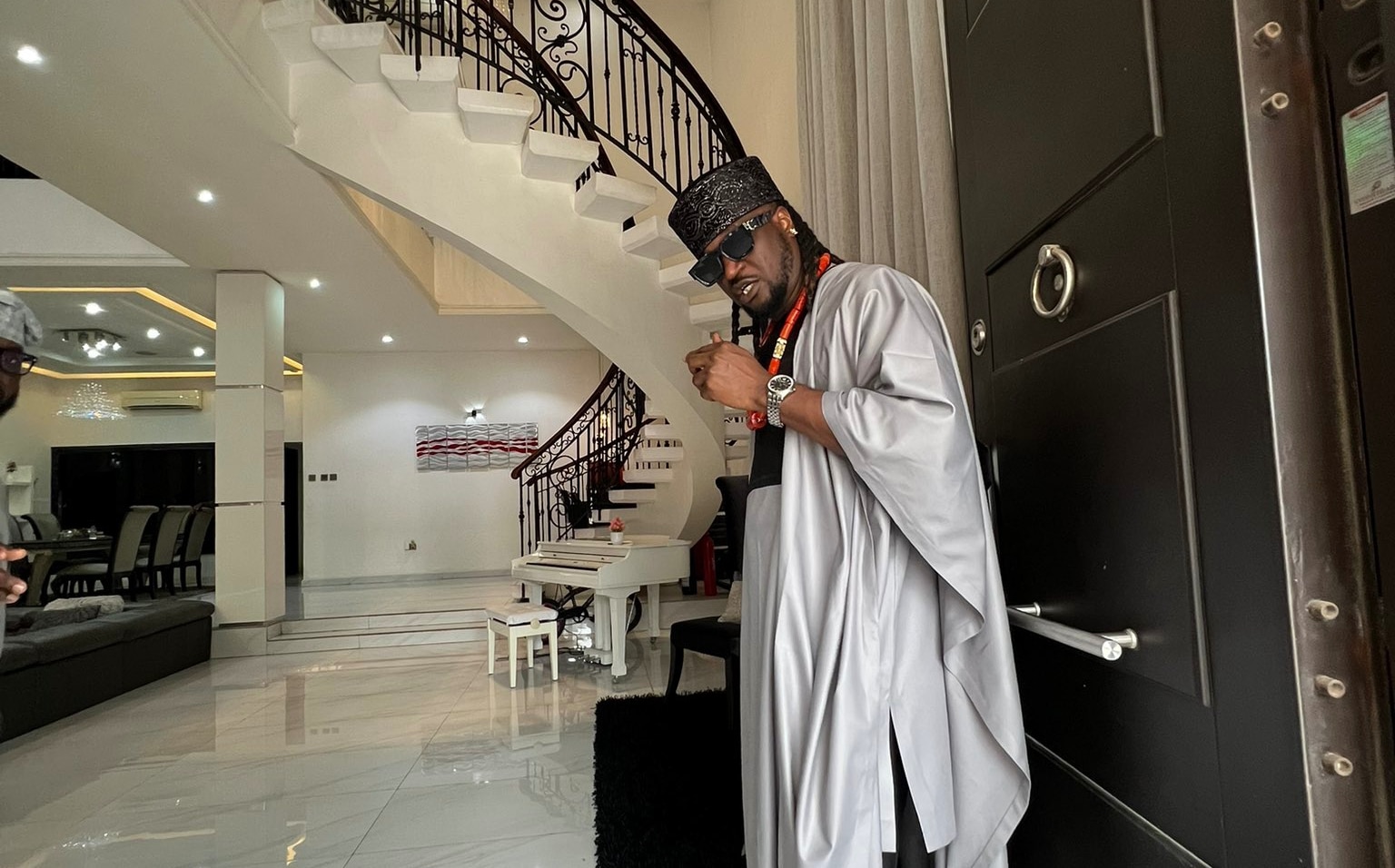 Rudeboy attends Davido's wedding, calls him 'our in-law' in viral video