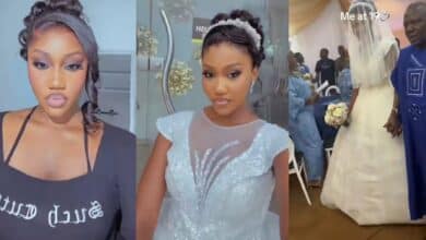 Lady marries at 19 after planning to get married at 25