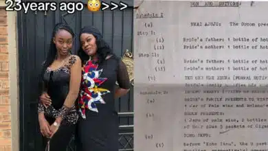 Lady mom's bride price list 23 years