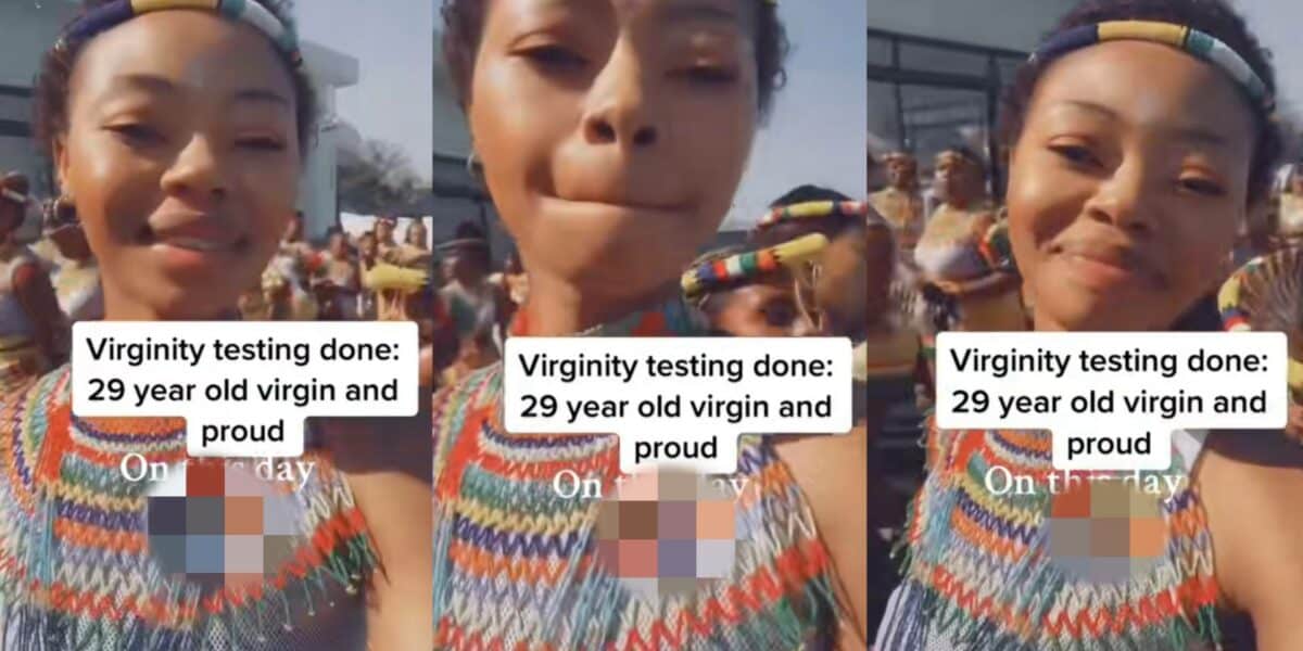 Virginity test lady