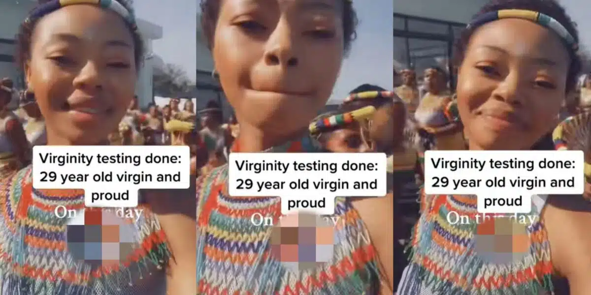 Virginity test lady