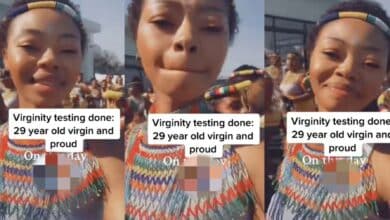 Virginity test lady
