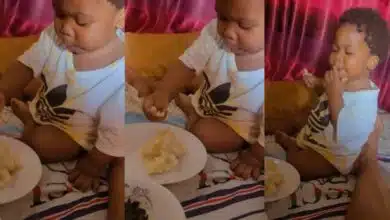 Video of little boy expertly moulding eba stuns netizens