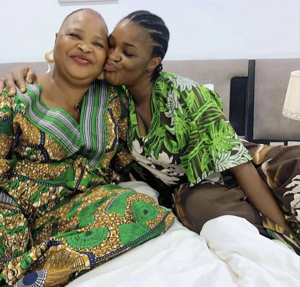 Chacha Eke finally reconciles with mother, celebrates her birthday