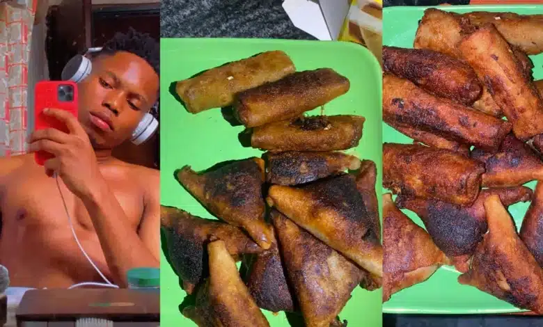 Culinary prodigy shares results after attempting to make Samosa and Spring Rolls