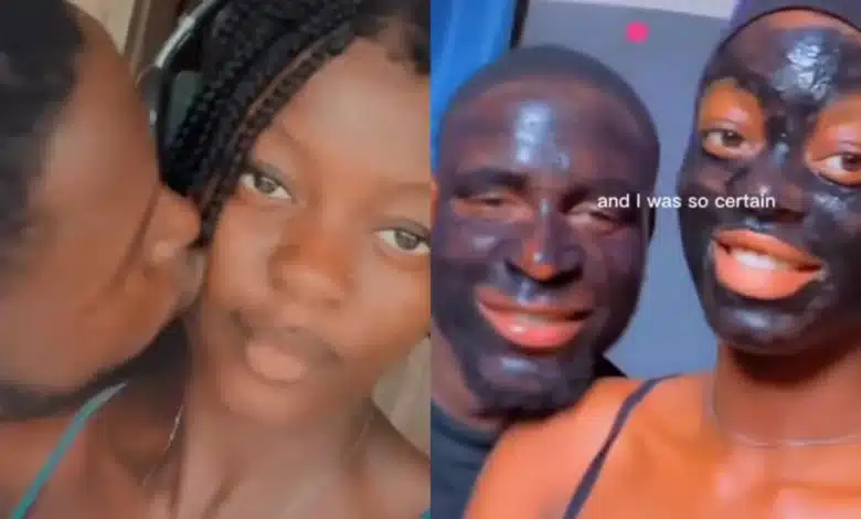 Lady breaks down in tears over cozy video of her boyfriend and his sister