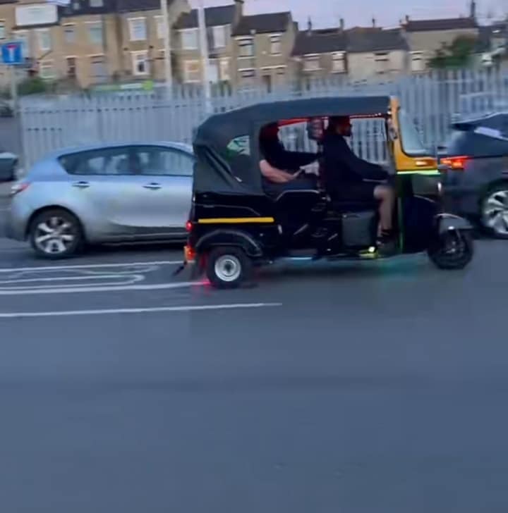 Man in disbelief as he sees keke napep in UK, video causes buzz