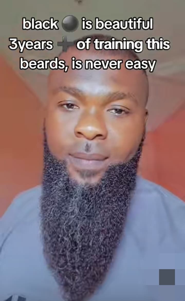 Beards training 3 years man