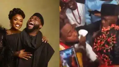 Chivido 2024: Davido weeps as Chioma’s dad blesses their union