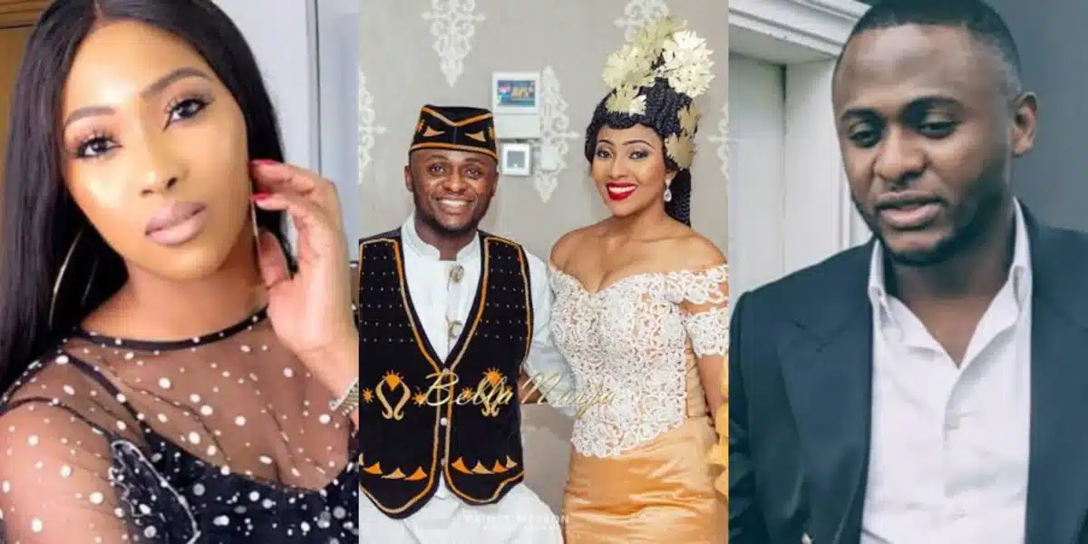 See Ubi Franklin’s interaction with ex-wife, Lilian Esoro that leaves tongues wagging