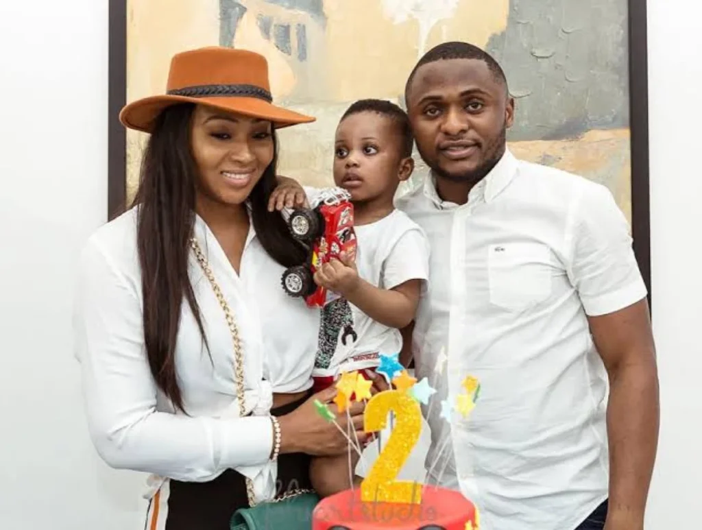 See Ubi Franklin’s interaction with ex-wife, Lilian Esoro that leaves tongues wagging