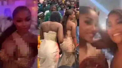 Moment ladies denied entry finally get access to Davido’s wedding