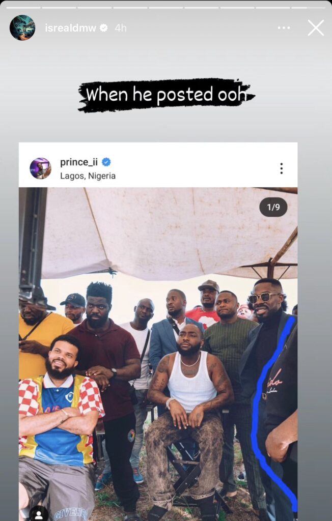 Isreal DMW reveals why he blurred face of Davido’s former lawyer in group photo