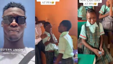 Students break down in tears as corps member ends service at PPA