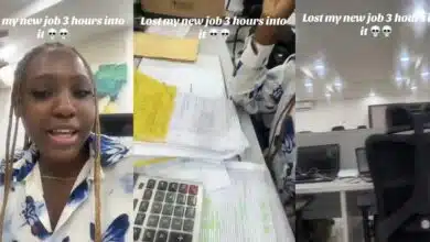 Nigerian lady shocked as MD fires her 3 hours into new job