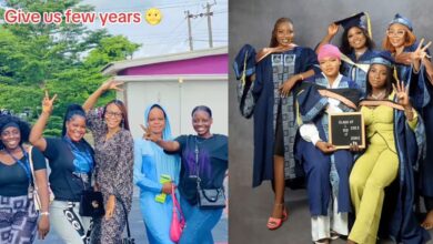 5 LASU friends celebrate joint graduation after years of togetherness 