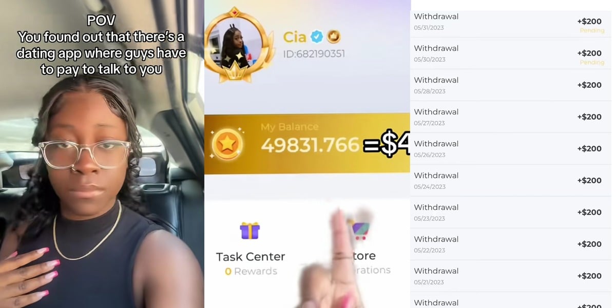 Beautiful lady earns ,983 on app where men pay to chat with women