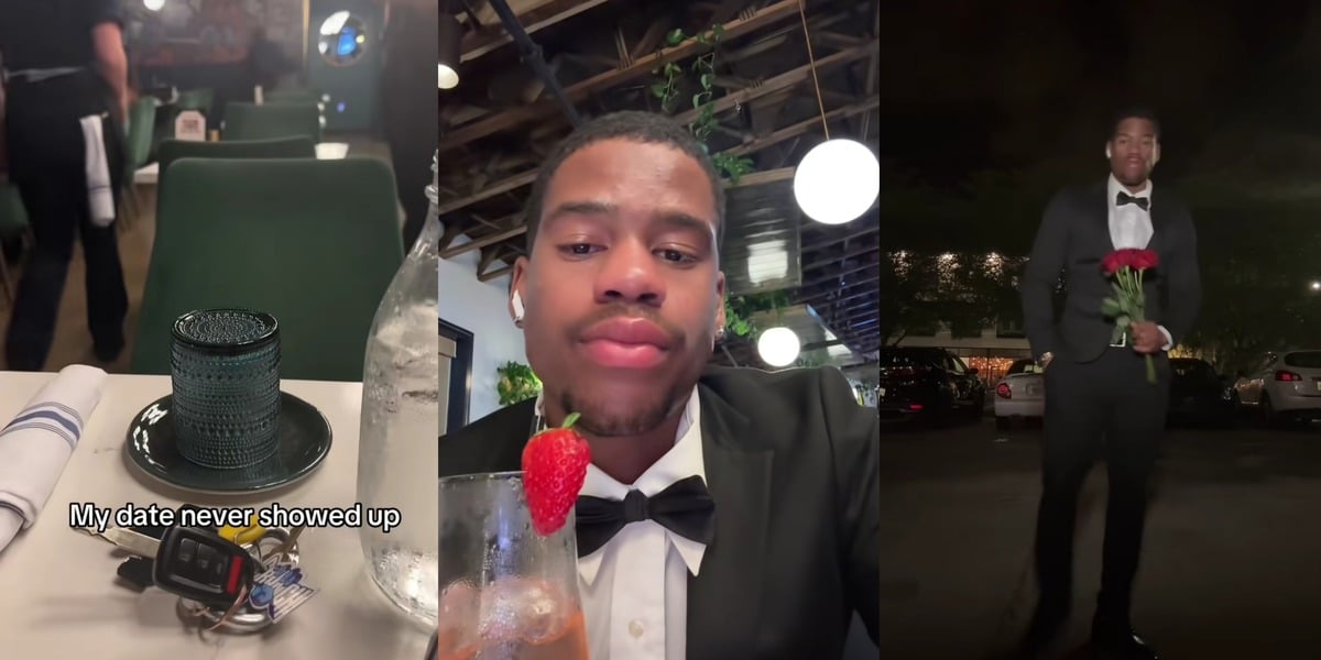 Man cries in restaurant after date fails to show up, vows to never ask a lady out again