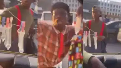 Nigerian man advertises 'wash and wear' condoms on Lagos streets for ₦200 each