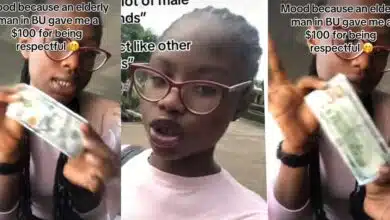 Nigerian man gifts Babcock university student $100 for being respectful
