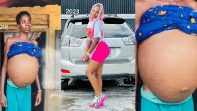 Mystery as Nigerian lady shares before and after photos