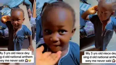 3-year-old girl sings new national anthem flawlessly
