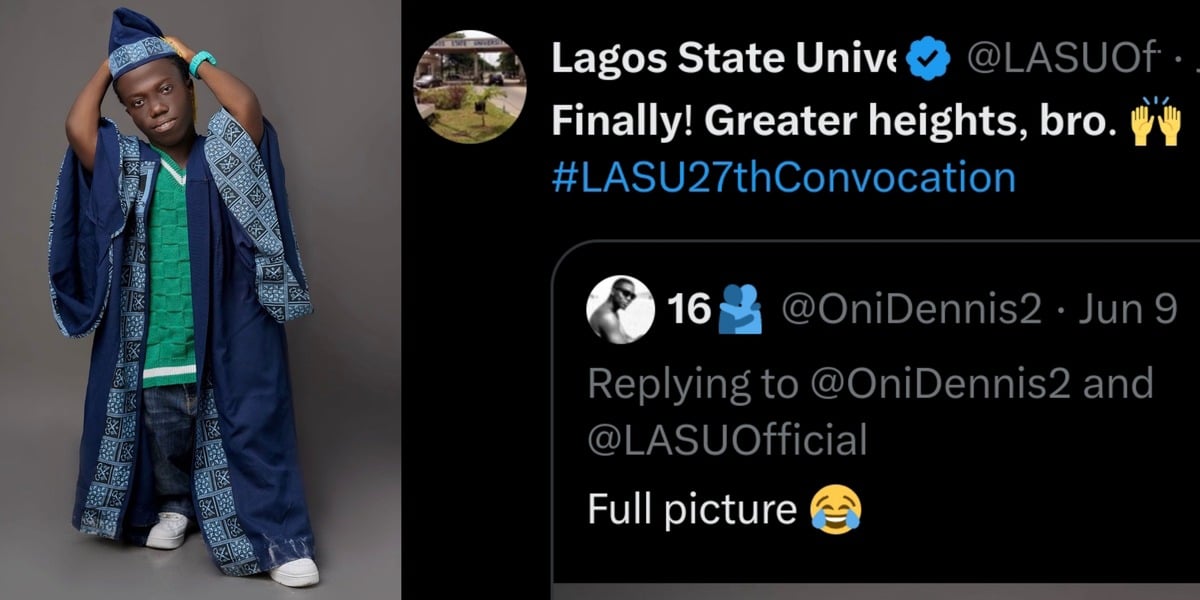 Outcry over LASU's congratulatory message to short-statured graduate