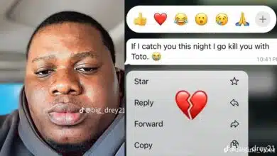 Nigerian man flees 9-month relationship over girlfriend's WhatsApp message