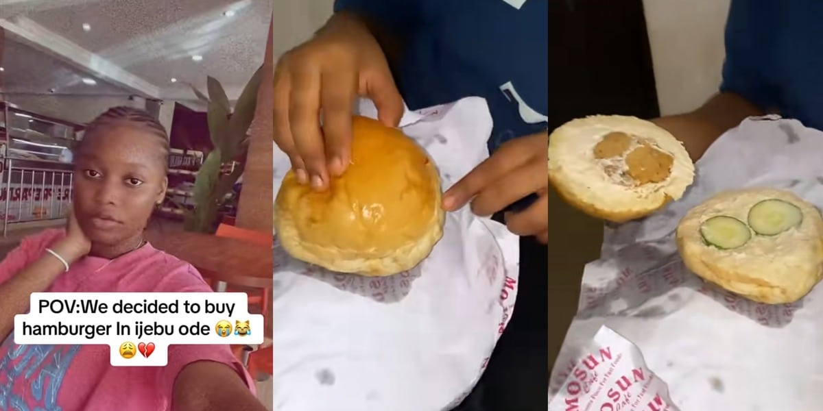 Nigerian lady buys hamburger in Ijebu ode, finds akara inside