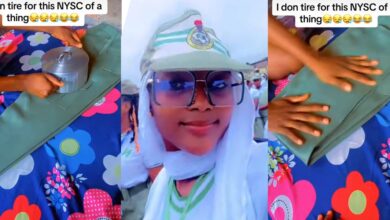 Youth Corps member invents new way to iron clothes without electricity, uses hot pot on NYSC outfit