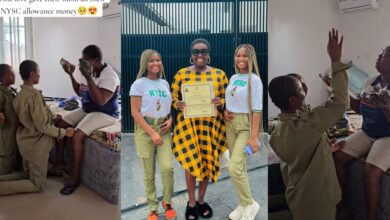 Content creators, Twinz Love move mother to tears as they gift her their entire 12-month NYSC allowance