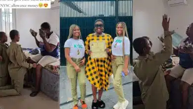 Content creators, Twinz Love move mother to tears as they gift her their entire 12-month NYSC allowance