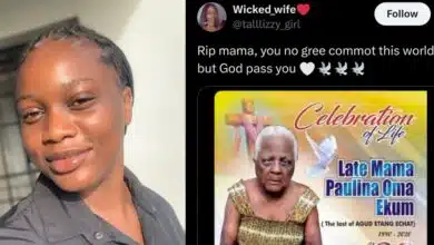 Nigerian lady breaks internet with unique tribute as 130-year-old grandmother passes on