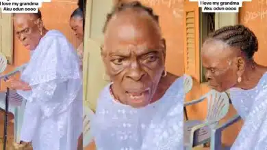 Nigerian lady breaks the internet, flaunts her beautiful 165-year-old grandmother