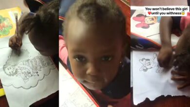 Beautiful little girl wins hearts on social media with perfect comic character drawings
