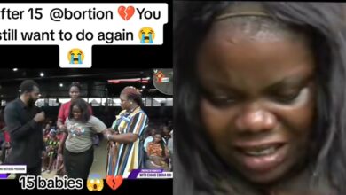 Nigerian lady tells pastor she's had 15 abortions and is currently pregnant